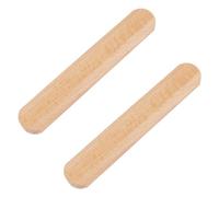 MOROBOR Set di 2 maniglie per porta scorrevole autoadesive in legno di faggio massiccio per armadio, cassetto, finestra, porta in vetro - 140 mm