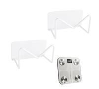 MOROBOR Set di 2 supporti da parete autoadesivi per bilancia pesapersone, supporto da parete regolabile per palestra, bagno, camera da letto, cucina, dormitorio, camper, dispensa
