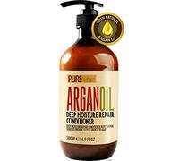 Moroccan Argan Oil Conditioner SLS Sulfate Free - Best Hair Balsamo per capelli damaged, Dry, Curly or Frizzy Hair - Thickening for Fine/Thin Hair, Safe for Color and Keratin Treated Hair
