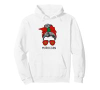 Moroccan Girl Moroccan Heritage Morocco Flag Felpa con Cappuccio