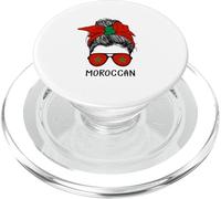 Moroccan Girl Moroccan Heritage Morocco Flag PopSockets PopGrip per MagSafe