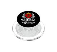 Moroccan Queen Morocco Flag Proud Moroccan Woman PopSockets PopGrip per MagSafe