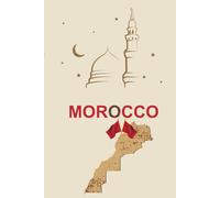 Morocco Journal 100 Pages Lined: Morocco Flag Rabat Notebook