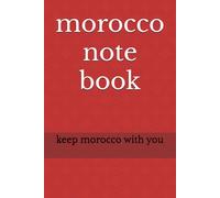 morocco note book