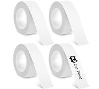 Morocket Etichette Adesive Personalizzate 16M, 4 Rotoli di Carta Adesiva Bianca per Qutie Stampante, Etichette per Ufficio