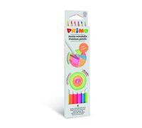 PRIMO - MOROCOLOR - 5251MINAB6F - Matite colorate Minabella - diametro mina 3,8 mm - colori fluo assortiti - astuccio 6 pezzi - 89351 - Conf. da 1 Pz. - 5251MINAB6F