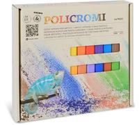 PRIMO Hobby & Professional - Gessi Colorati Carta e Superfici Porose, Colori per Artisti Coprenti Pastosi, Pastelli Colorati Acquerellabili Sfumabili per Cartoleria Lavoretti Creativi Hobby Street Art