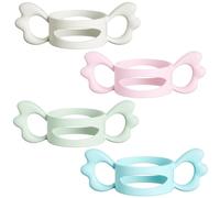 Morofme 4 manopole per biberon, buona presa, in silicone, per Avent Natural serie e diametro esterno superiore a 6 cm, per biberon design