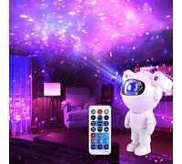 Morofme Astronauta, proiettore cielo stellato, proiettore galassia, luce notturna con musica Bluetooth, timer, telecomando, nebbia stellata, atmosfera LED per decorazione della stanza, regalo, festa