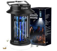 Morole Uccide la mosca elettrica USB, lampada anti-zanzara UV a corrente continua LED portatile, ideale per uso interno ed esterno