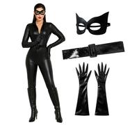 Morph Catsuit Costume Donna - Vestito Gatta per Carnevale, Abito Donna per Halloween, Compleanni e Party., M