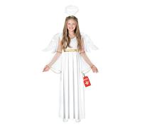 Morph Costume Angelo Bambina, Tunica Bianca Halloween Bambina, M