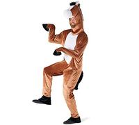 Morph Costume Cavallo Adulto - Vestito Da Cavallo per Carnevale, Travestimento Divertente Uomo per Feste e Party, M