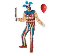 Morph Costume Clown Horror Bambino - Vintage Pagliaccio per Halloween, Compleanni e Party. Costume Da Clown Horror Bambino, XL