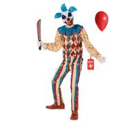 Morph Costume Clown Horror Bambino - Vintage Pagliaccio per Halloween, Compleanni e Party. Costume Da Clown Horror Bambino, M