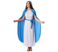 Morph Costume da Maria da donna, costume da Vergine Maria, costumi biblici da donna, costume per presepe per adulti, abito biblico, taglia M