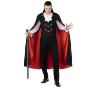 Morph Costume Dracula Uomo, Costume Vampiro Halloween Uomo, M