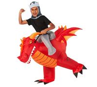 Morph Costume Drago Cavalcabile Bambino, Costume Dinosauro Cavalcabile, Costume Cavalca Dinosauro, Costume Dinosauro Bambino Gonfiabile, Costume Gonfiabile Bambino, Costumi Gonfiabili Bambino