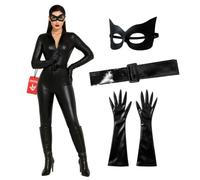 Morph Costume Gatta Nera Donna, Costume Halloween Donna, S