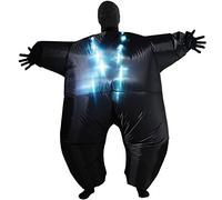 Morph Costume Gonfiabile Nero Megamorph Adulto, Costumi Gonfiabili Adulti