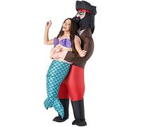 Morph Costume Gonfiabile Sirena, Gonfiabile Costume Rapimento Sirena, Costume Gonfiabile Adulto, Costume Gonfiabile Halloween, Costumi Gonfiabili Halloween