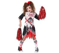 Morph Costume Halloween Cheerleader Zombie, Vestito Bambina, S