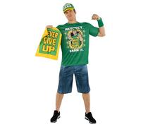Morph Costume John Cena Ufficiale Uomo, John Cena Halloween Costume WWE Wrestler, Vestito Halloween e Carnevale Adulti 2XL