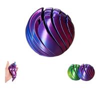 Morphslime 3D Printed Fidget Ball Toy,Gear Liquid Flow Stretchable Ball Toy,Sensation Stress Relief Sphere,Spherical Slider for Anxiety,Twistable Relaxation Flow Solid Toys (Purple-Blue)
