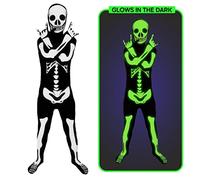 Morphsuits 137 - Costume per Travestimento da Scheletro, Bambini, 137-152 cm