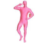 Morphsuits - Costume da MSPIL, Rosa, L | Tuta Integrale con Cappuccio, Colore Rosa Uniforme, Chiusura con Zip, Perfetto per Halloween, Ideale per il Cosplay