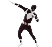 Morphsuits Costume da ranger ufficiale per adulti per uomo X-Grande Nero