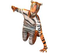 Morphsuits Costume da tigre per bambini, costume da animale per bambini, travestimento per Halloween e feste, taglia L
