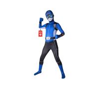 Morphsuits Costume Power Ranger Bambino - Vestito Beast Morphers Blu per Carnevale, Halloween e Feste a Tema Bambini, M