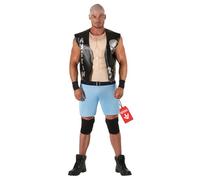 Morphsuits Costume Stone Cold Steve Austin - Costume Wrestling Uomo per Carnevale, Cosplay e Eventi WWE, L