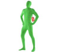 Morphsuits Costume Tuta Integrale Nera Uomo, Costume Halloween Uomo | Tuta Integrale con Cappuccio & Maschera, Chiusura con Zip, Perfetto per Halloween, Ideale per il Cosplay
