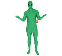 Morphsuits - Tuta Intera per Travestimento da Alieno, Adulto, Taglia: L | Tuta Integrale Verde con Maschera, Chiusura con Zip, Perfetto per Halloween, Ideale per il Cosplay