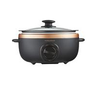 Morphy Richards Sear and Stew Slow Cooker 460016 Black and Rose Gold, 3,5 l oro rosa
