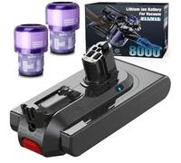 Morpilot Batteria per Dyson V11 8000mAh Batteria a scatto di ricambio per V11 Absolute/V11 Extra/V11 Fluffy/V15 Detect