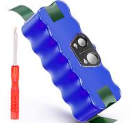 Morpilot Batteria Xlife 5500mAh 14,4V Ni-MH per iRobot Roomba 500 600 700 Serie 800 e R3, Scooba 4500 Robot Aspirapolvere