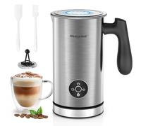 Morpilot Montalate Elettrico, Milk Frother per Cappuccino e Hot Cocoa, Cappuccinatore Elettrico, Capacità 300ml, Acciaio Inossidabile di Alta Qualità
