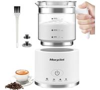 morpilot - Montalatte elettrico 4 in 1 - Montalatte automatico da 500 ml, grande capacità, vaporizzatore e riscaldatore per latte caldo e freddo, per caffè, latte, cappuccino