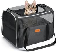 Morpilot Trasportino per Gatti, 40x26x28cm Trasporto per Gatto e Cane fino a 6 kg, Trasportino per Animali Portatile, Trasportino per Viaggi Lunghi e Brevi