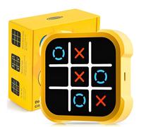 Morpion Electronics - Tic Tac Toe Bolt Game Console 3 in 1 Console di gioco elettronica avanzata, giochi per auto per bambini da viaggio, console portatile per bambini e adulti (A)