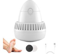 Morrat Foot Grinder, New Electric Foot Grinder Skin Hard Rupture Skin Trimmer Dead Skin, 2 Speed Levels & 2 Grinding Heads, for Dead/Dry Skin (#1)