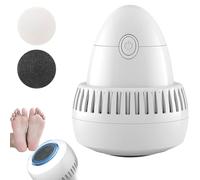 Morrat Foot Grinder, New Electric Foot Grinder Skin, Hard Rupture Skin Trimmer Dead Skin con Dual Roller Heads, Portable Rechargeable Foot Callus Remover