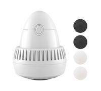 Morrat Foot Grinder, New Morrat Electric Foot Grinder, Wireless Portable Electric Foots Grinders Built-in Vacuum, for Dead/Dry Skin (Grinder+4 Replace Head)