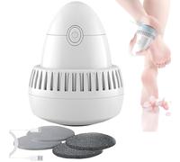 Morrat Foot Grinder, New Morrat Electric Foot Grinder, Wireless Portable with Vacuum Adsorption, 2 Speed Levels & 2 Grinding Heads (4 Grinding heads)