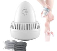 Morrat Foot Grinder, New Morrat Electric Foot Grinder, Wireless Portable with Vacuum Adsorption, 2 Speed Levels & 2 Grinding Heads (8 Grinding heads)