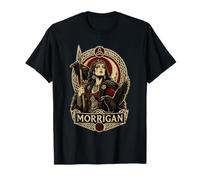 Morrigan Raven Dea della Guerra Mitologia celtica Arte Maglietta