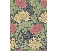 Morris & Co Carta da parati Chrysanthemum - Indigo